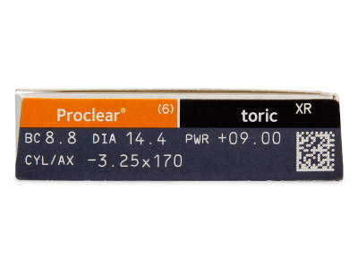 Proclear Toric XR (6 лещи) - Преглед на параметри