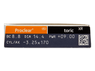 Proclear Toric XR (6 лещи) - Преглед на параметри