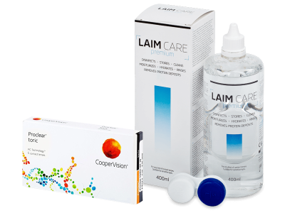 Proclear Toric XR (6 лещи) + разтвор Laim Care 400ml