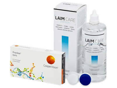 Proclear Toric XR (6 лещи) + разтвор Laim Care 400ml