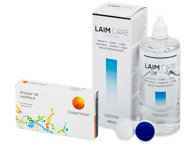 Proclear Multifocal XR (6 лещи) + разтвор Laim Care 400ml