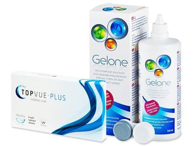 TopVue Monthly Plus (6 лещи) + разтвор Gelone 360 ml - По-старт дизайн