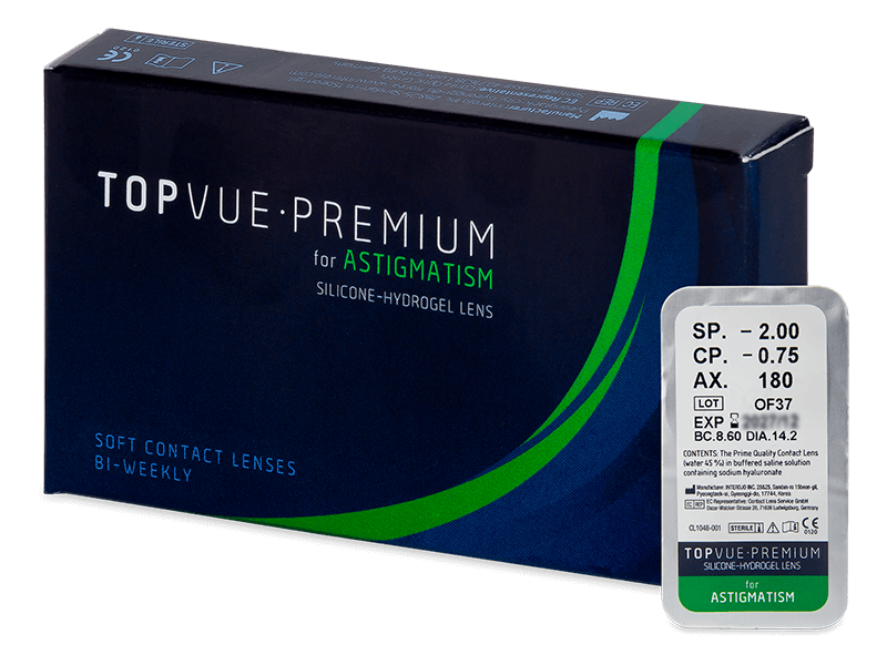 TopVue Premium for Astigmatism (1 леща) - Торични лещи