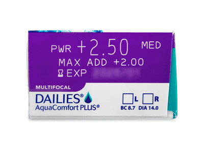 Dailies AquaComfort Plus Multifocal (90 лещи) - Преглед на параметри