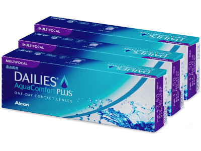 Dailies AquaComfort Plus Multifocal (90 лещи) - Мултифокални лещи