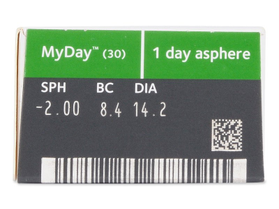 MyDay daily disposable (90 лещи) - Преглед на параметри
