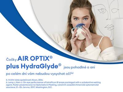 Air Optix plus HydraGlyde (6 лещи)