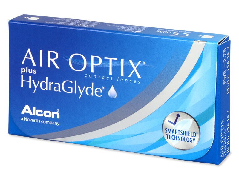 Air Optix plus HydraGlyde (6 лещи) - Месечни контактни лещи