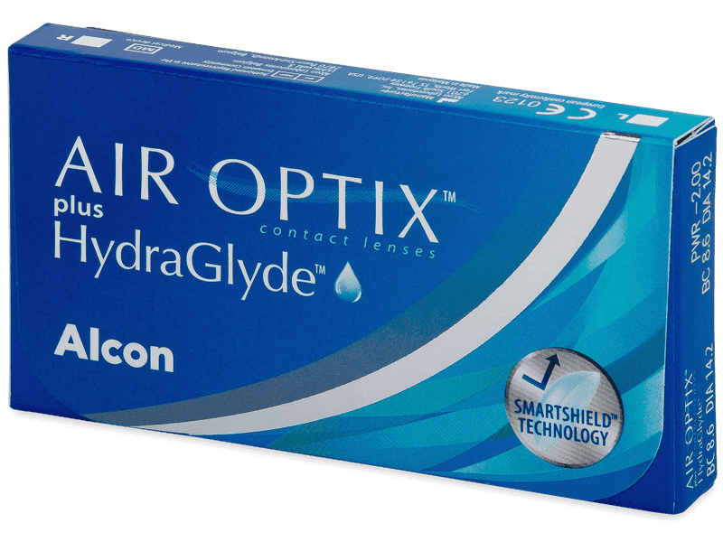 Air Optix plus HydraGlyde (6 лещи) - Месечни контактни лещи