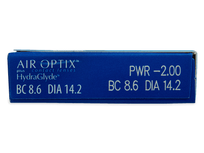 Air Optix plus HydraGlyde (3 лещи) - Преглед на параметри