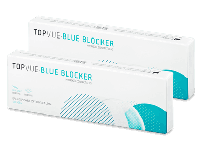 TopVue Blue Blocker (5 чифта лещи) - Еднодневни контактни лещи