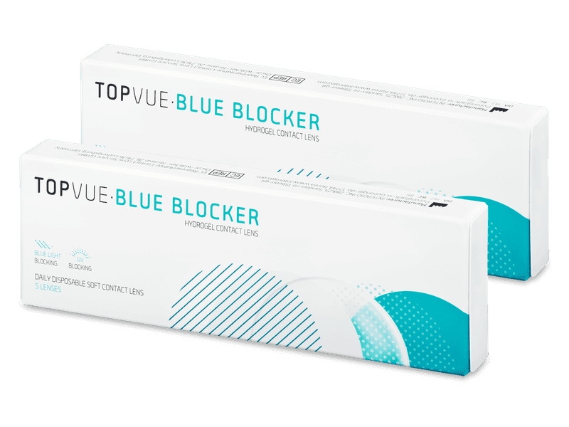 TopVue Blue Blocker (5 чифта лещи) - Еднодневни контактни лещи