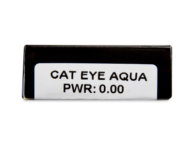 CRAZY LENS - Cat Eye Aqua - дневни без диоптър (2 лещи) - Преглед на параметри