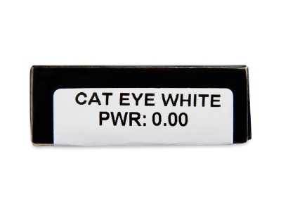 CRAZY LENS - Cat Eye White - дневни без диоптър (2 лещи) - Преглед на параметри