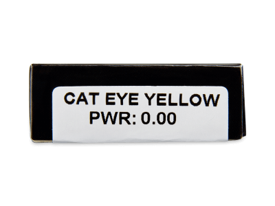 CRAZY LENS - Cat Eye Yellow - дневни без диоптър (2 лещи) - Преглед на параметри