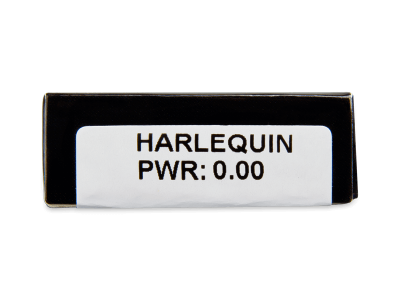 CRAZY LENS - Harlequin - дневни без диоптър (2 лещи) - Преглед на параметри