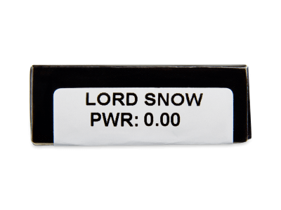 CRAZY LENS - Lord Snow - дневни без диоптър (2 лещи) - Преглед на параметри