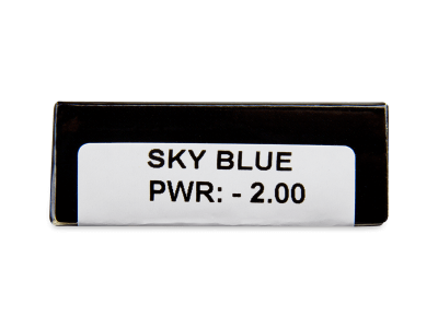 CRAZY LENS - Sky Blue - дневни с диоптър (2 лещи) - Преглед на параметри