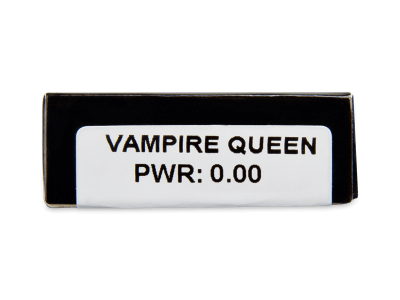 CRAZY LENS - Vampire Queen - дневни без диоптър (2 лещи) - Преглед на параметри