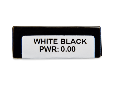 CRAZY LENS - White Black - дневни без диоптър (2 лещи) - Преглед на параметри