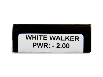 CRAZY LENS - White Walker - дневни с диоптър (2 лещи) - Преглед на параметри