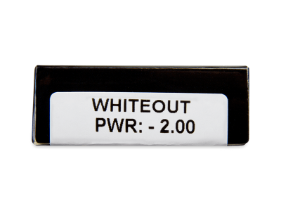 CRAZY LENS - WhiteOut - дневни с диоптър (2 лещи) - Преглед на параметри