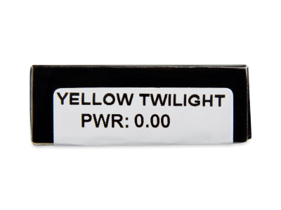 CRAZY LENS - Yellow Twilight - дневни без диоптър (2 лещи) - Преглед на параметри