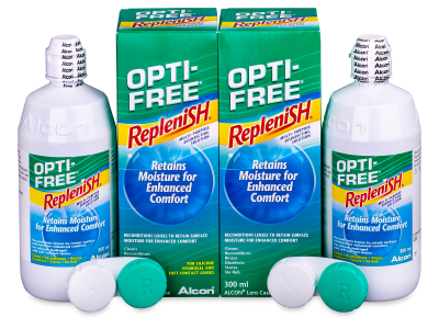 Разтвор OPTI-FREE RepleniSH 2 x 300 ml  - Economy duo pack- solution