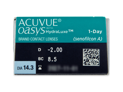 Acuvue Oasys 1-Day with Hydraluxe (30 лещи) - Преглед на параметри