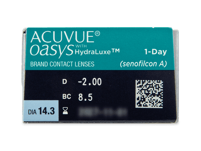 Acuvue Oasys 1-Day with Hydraluxe (30 лещи) - Преглед на параметри