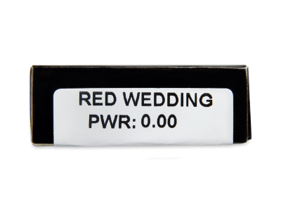CRAZY LENS - Red Wedding - дневни без диоптър (2 лещи) - Преглед на параметри