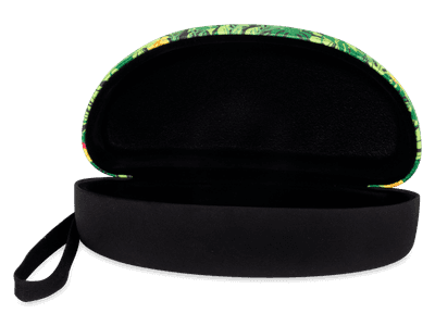 Калъф с флорален дизайн за очила 