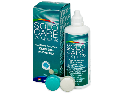 Разтвор SoloCare Aqua 360 ml с контейнерче  - Разтвор за почистване