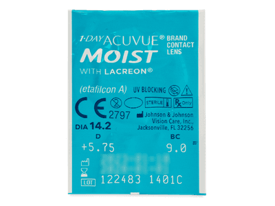 1 Day Acuvue Moist (30 лещи) - Преглед на блистер