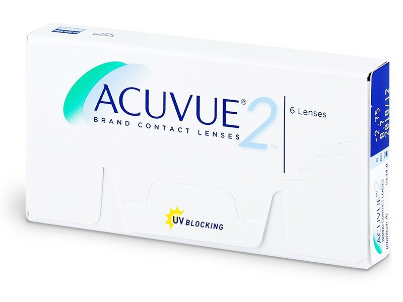 Acuvue 2 (6 лещи) - Двуседмични контактни лещи