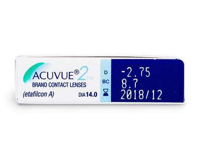 Acuvue 2 (6 лещи) - Преглед на параметри