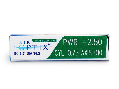 Air Optix for Astigmatism (3 лещи) - Преглед на параметри