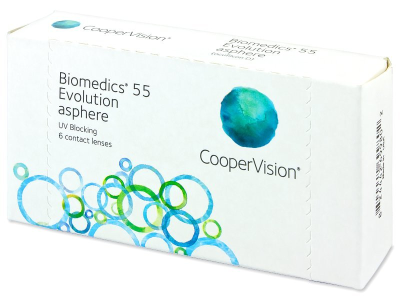 Biomedics 55 Evolution (6 лещи) - Месечни контактни лещи