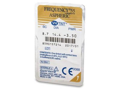 Frequency 55 Aspheric (6 лещи) - Преглед на блистер