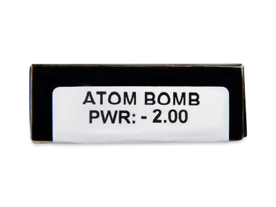 CRAZY LENS - Atom Bomb - дневни с диоптър (2 лещи) - Преглед на параметри