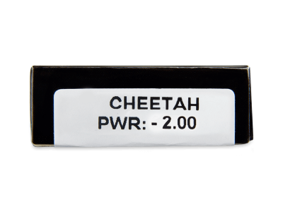 CRAZY LENS - Cheetah - дневни с диоптър (2 лещи) - Преглед на параметри