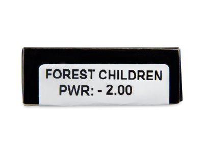 CRAZY LENS - Forest Children - дневни с диоптър (2 лещи) - Преглед на параметри