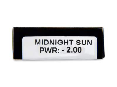 CRAZY LENS - Midnight Sun - дневни с диоптър (2 лещи) - Преглед на параметри