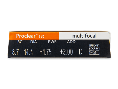Proclear Multifocal (3 лещи) - Преглед на параметри