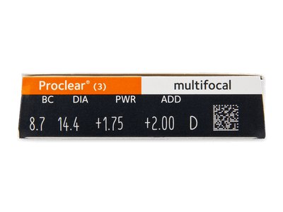 Proclear Multifocal (3 лещи) - Преглед на параметри