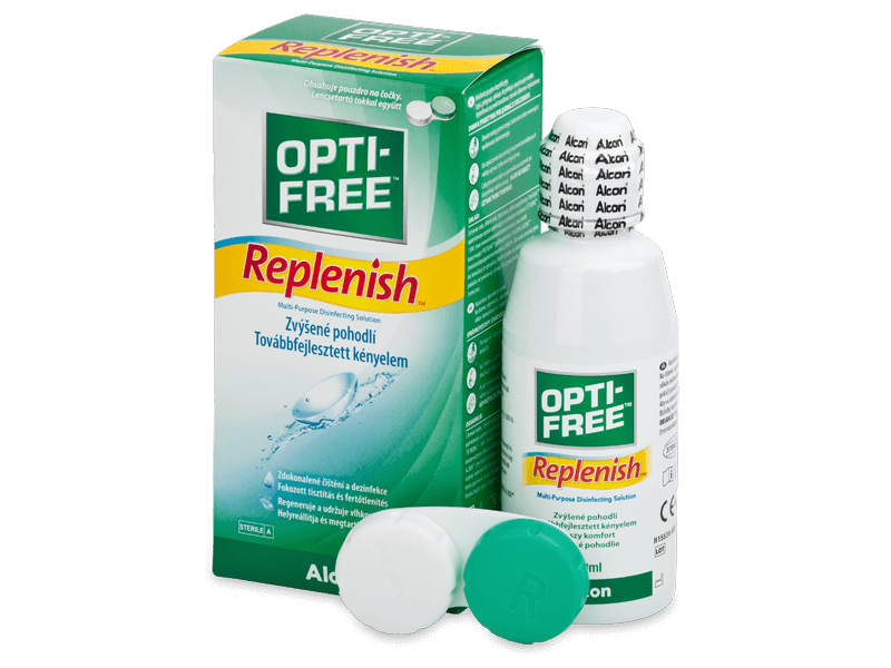 Разтвор OPTI-FREE RepleniSH 120 ml - Разтвор за почистване