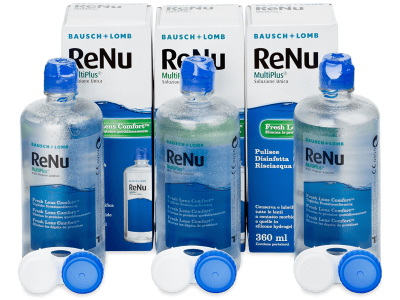 Разтвор ReNu MultiPlus 3 x 360 ml  - Този продукт се предлага и в този вариант на опаковката