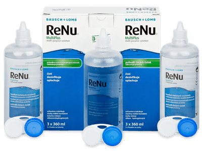 Разтвор ReNu MultiPlus 3x 360 ml - Икономичен пакет 3 разтвора