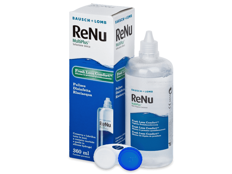 Разтвор ReNu MultiPlus 360 ml с контейнерче - Разтвор за почистване