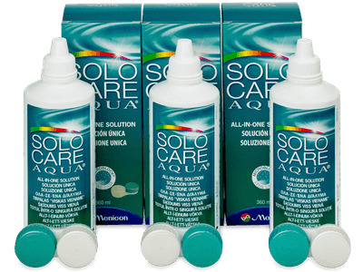 Разтвор SoloCare Aqua 3 x 360 ml